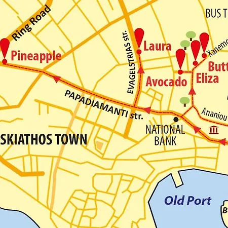 Gasthuis Avocado Skiathos-stad